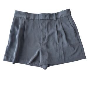 Madewell Easy Pleated Trouser Shorts in Crepe Size 2